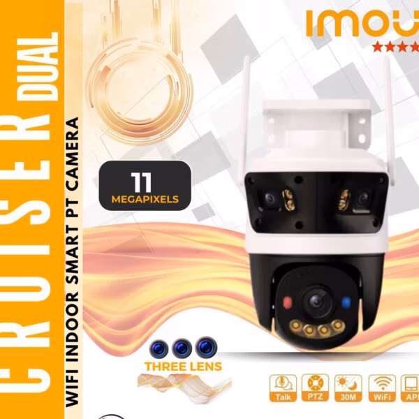 Cruiser triple lense 11 mega pixel Camera | | Aurora™ Low-light Imaging Technology | Wide View 3 lense | IMOU Algorithm Mart: Algo Play